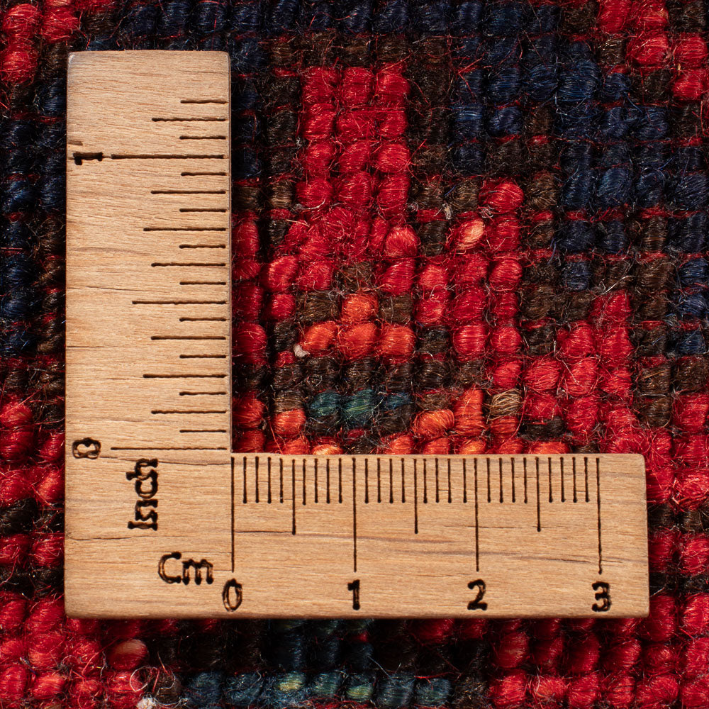 Tapis afghan - Kunduz - 200 x 155 cm - rouge