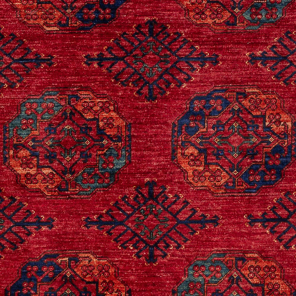 Tapis afghan - Kunduz - 200 x 155 cm - rouge