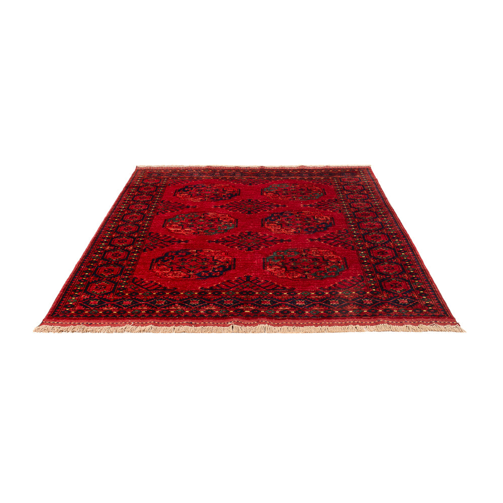 Tapis afghan - Kunduz - 200 x 155 cm - rouge