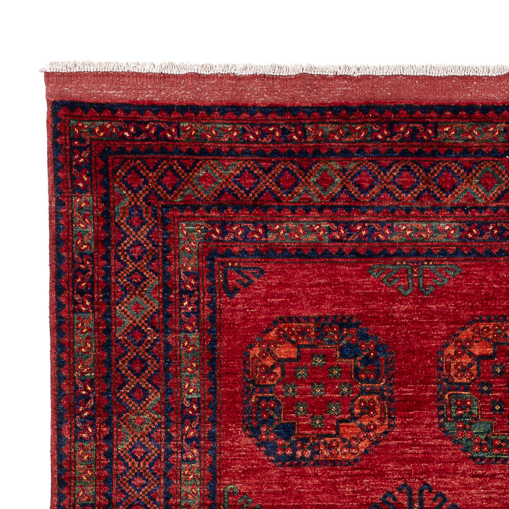 Tapis afghan - Kunduz - 317 x 213 cm - rouge