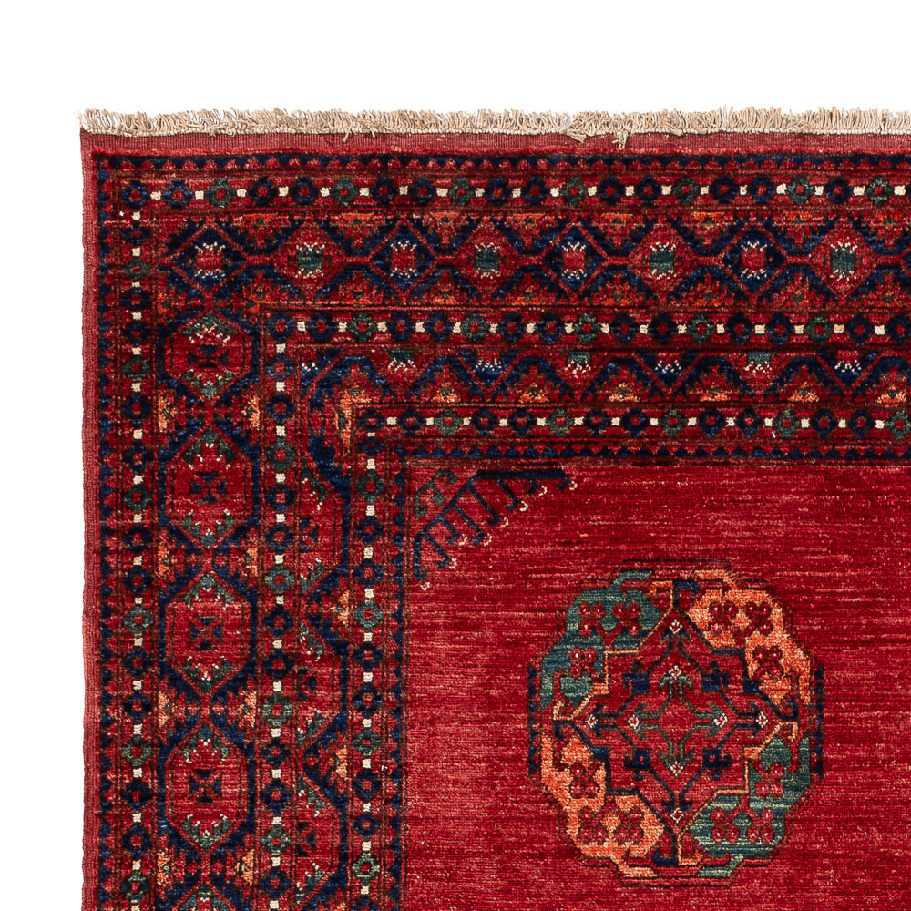 Tapis afghan - Kunduz - 291 x 212 cm - rouge
