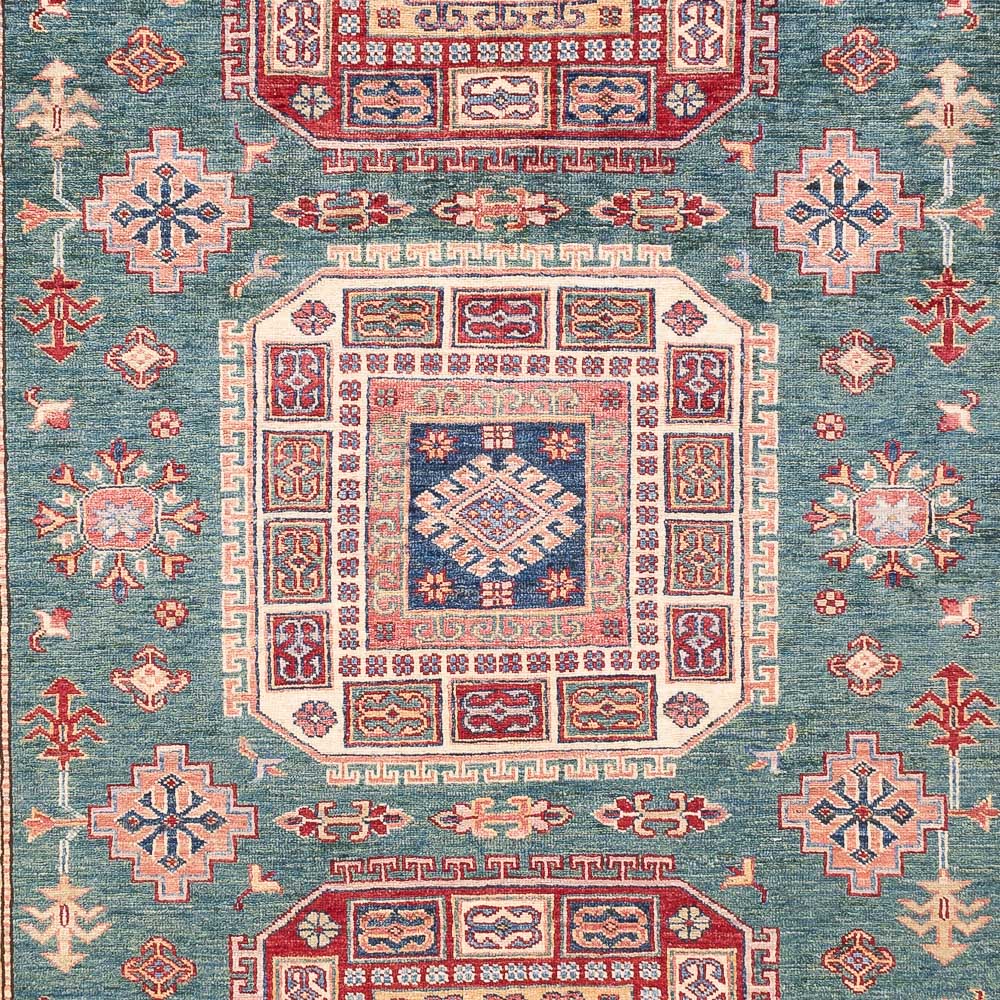 Tapis Ziegler - Kazak - 301 x 205 cm - vert