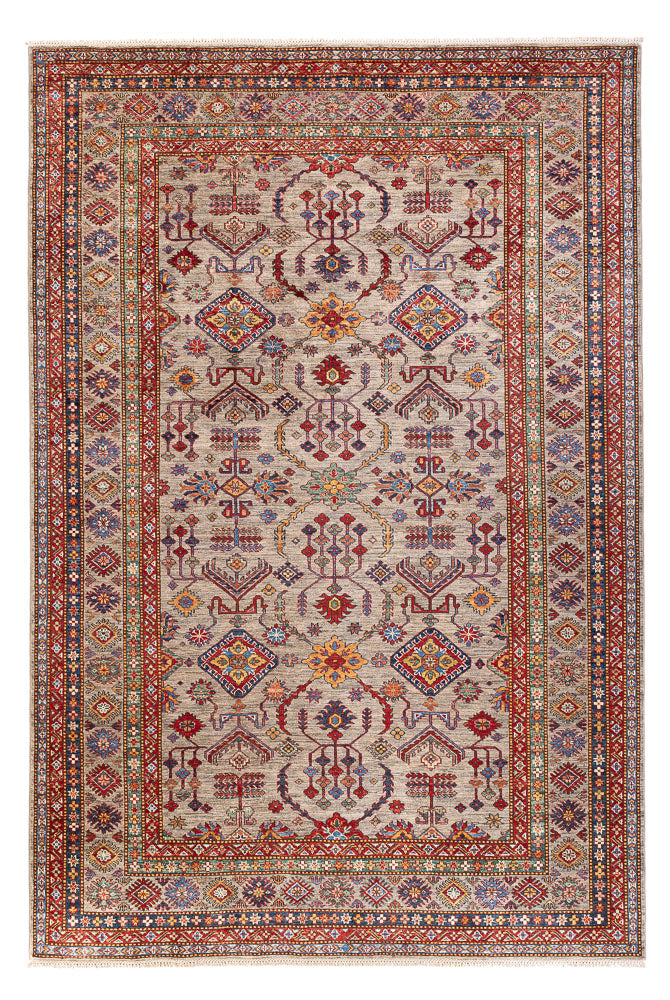 Tapis Ziegler - Kazak - 301 x 203 cm - beige foncé