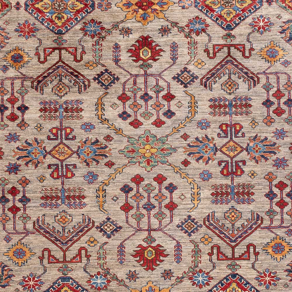 Tapis Ziegler - Kazak - 301 x 203 cm - beige foncé