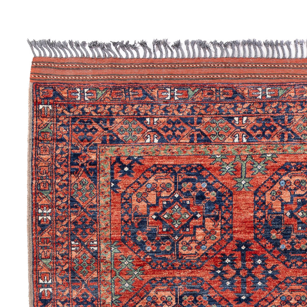 Tapis afghan - Kunduz - 298 x 205 cm - rouge clair