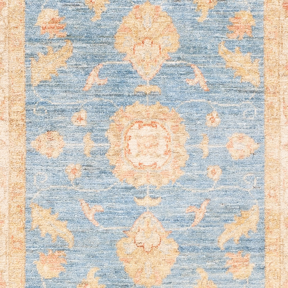 Tapis de couloir Tapis Ziegler - 294 x 84 cm - bleu