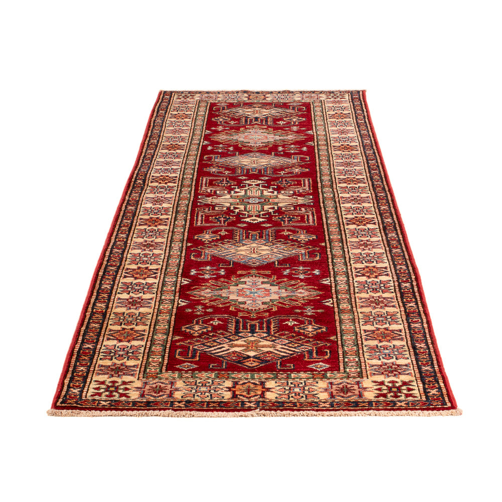 Tapis de couloir Tapis Ziegler - Kazak - 251 x 76 cm - rouge