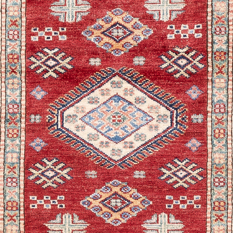 Tapis de couloir Tapis Ziegler - Kazak - 238 x 75 cm - rouge