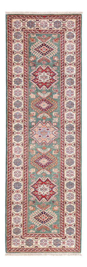Tapis de couloir Tapis Ziegler - Kazak - 248 x 75 cm - vert foncé