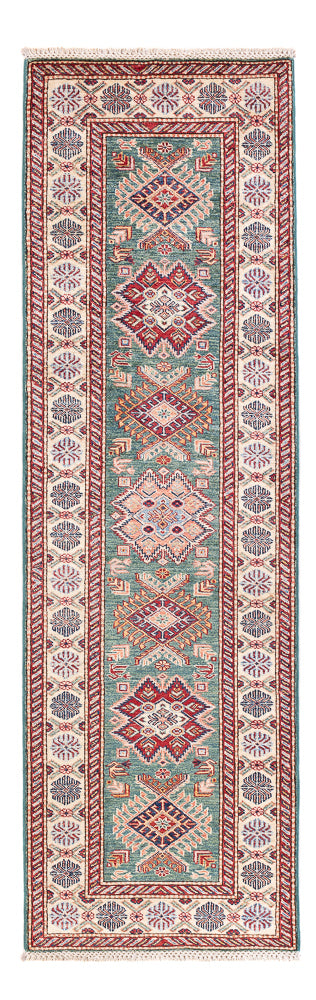 Tapis de couloir Tapis Ziegler - Kazak - 248 x 73 cm - vert foncé