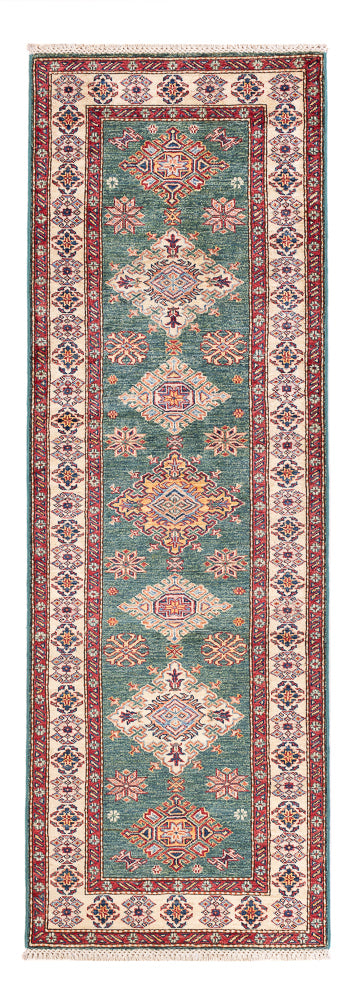 Tapis de couloir Tapis Ziegler - Kazak - 242 x 78 cm - vert