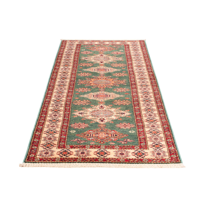 Tapis de couloir Tapis Ziegler - Kazak - 242 x 78 cm - vert