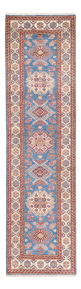 Tapis de couloir Tapis Ziegler - Kazak - 287 x 78 cm - bleu