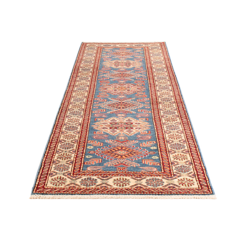 Tapis de couloir Tapis Ziegler - Kazak - 287 x 78 cm - bleu