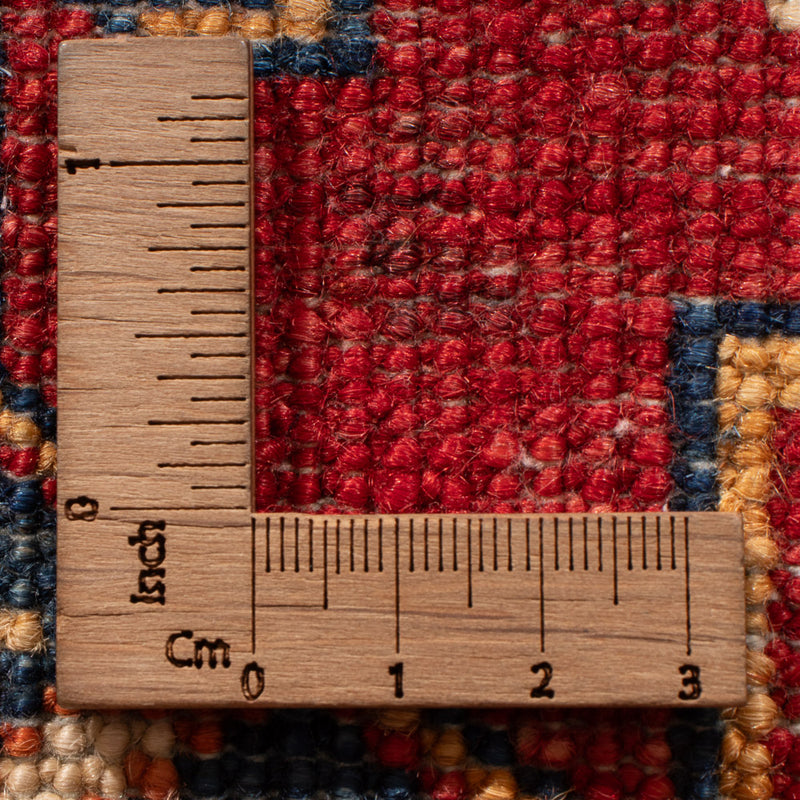 Tapis de couloir Tapis Ziegler - Kazak - 250 x 76 cm - rouge