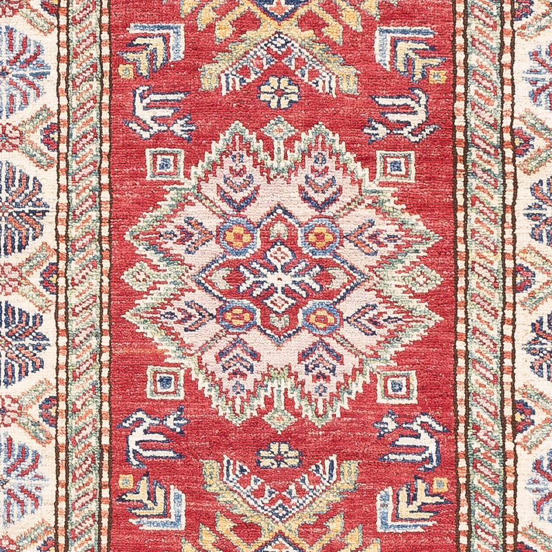 Tapis de couloir Tapis Ziegler - Kazak - 263 x 76 cm - rouge
