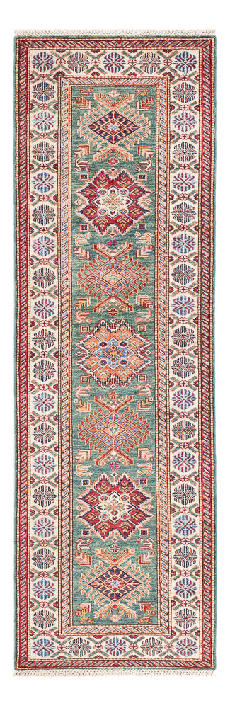 Tapis de couloir Tapis Ziegler - Kazak - 244 x 75 cm - vert clair