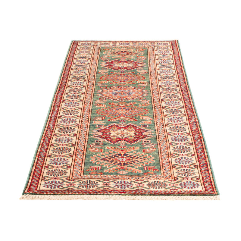 Tapis de couloir Tapis Ziegler - Kazak - 244 x 75 cm - vert clair