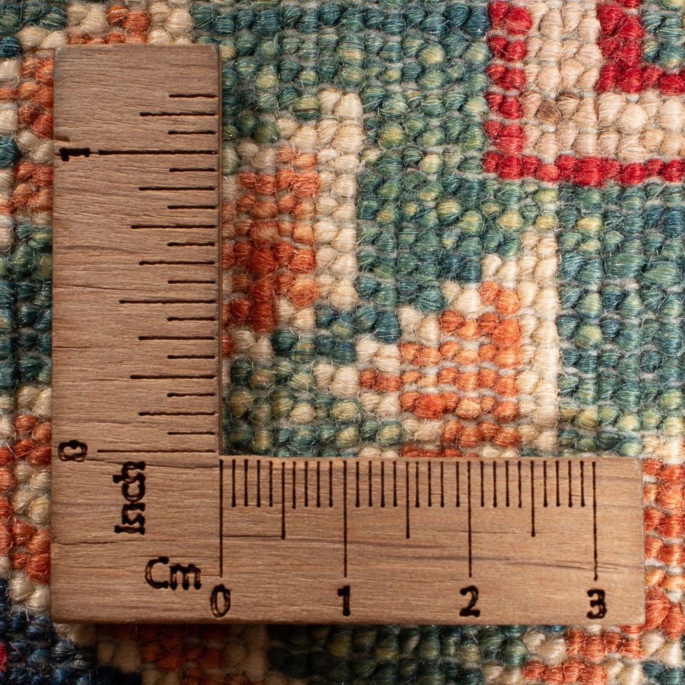 Tapis de couloir Tapis Ziegler - Kazak - 244 x 75 cm - vert clair