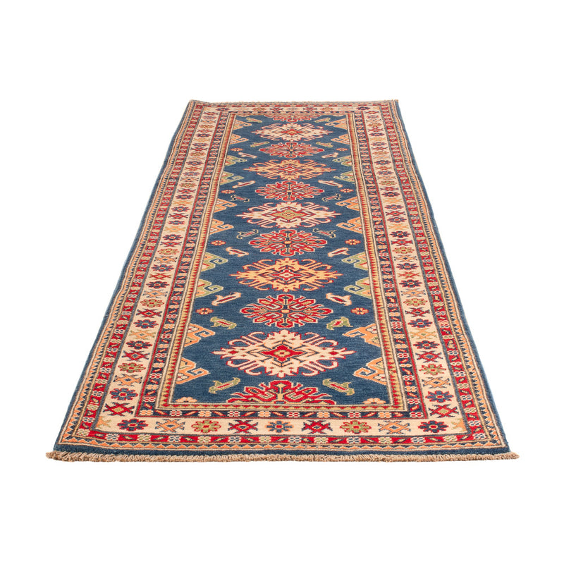 Tapis de couloir Tapis Ziegler - Kazak - 290 x 84 cm - bleu