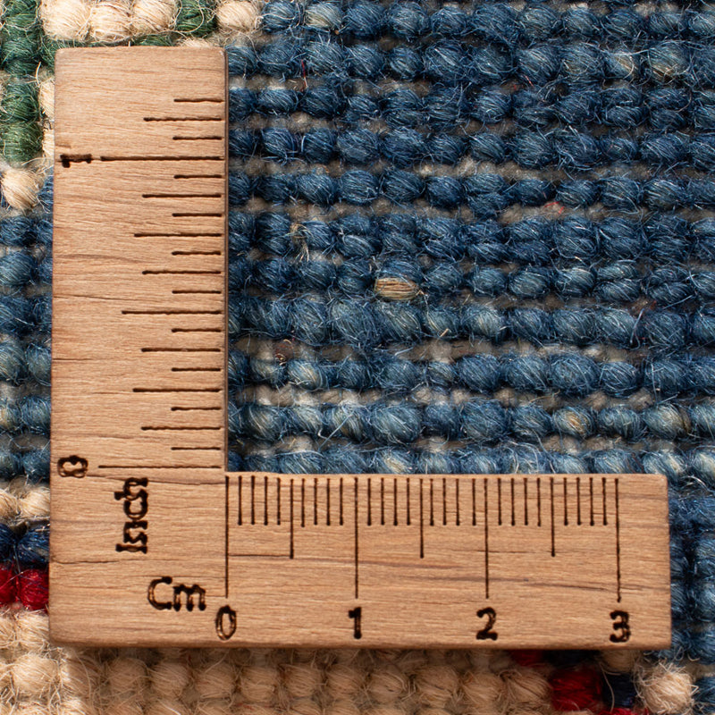 Tapis de couloir Tapis Ziegler - Kazak - 281 x 80 cm - bleu