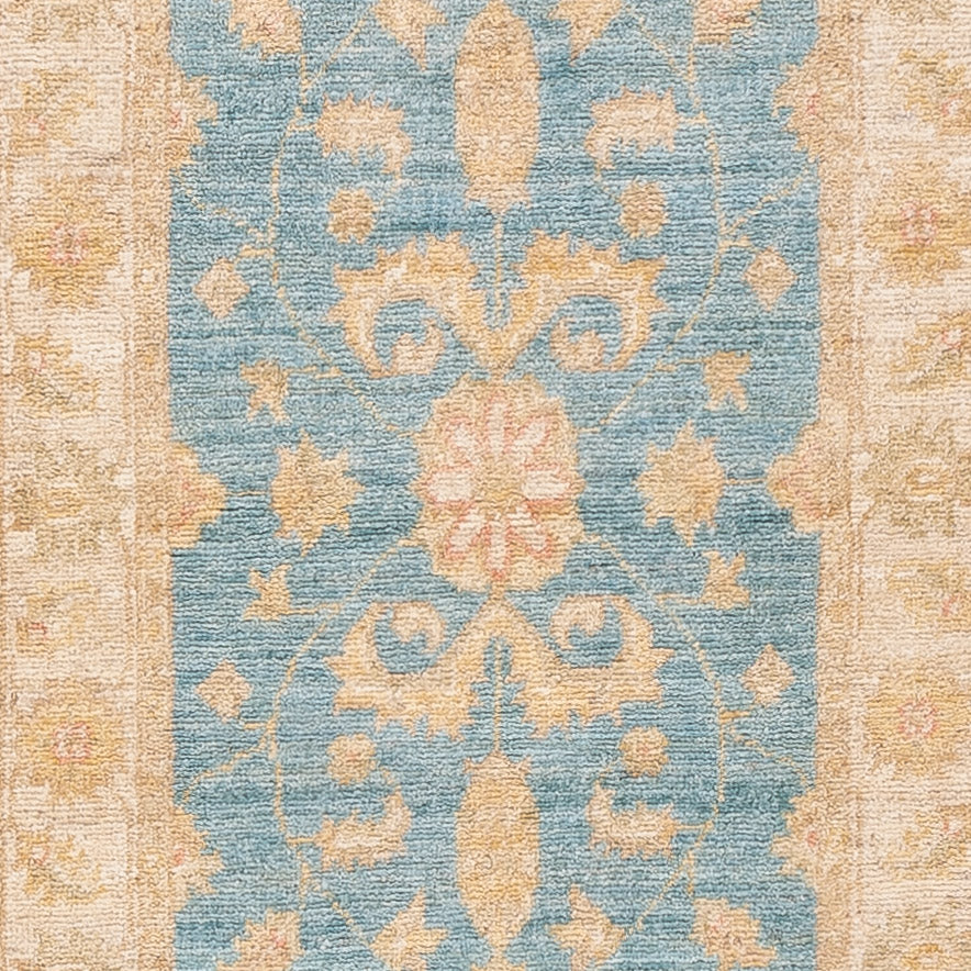Tapis de couloir Tapis Ziegler - 250 x 55 cm - turquoise