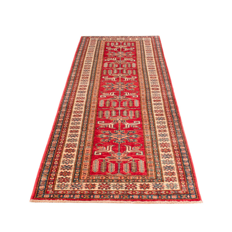 Tapis de couloir Tapis Ziegler - Kazak - 294 x 71 cm - rouge