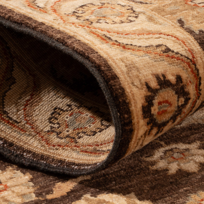 Tapis de couloir Tapis Ziegler - 305 x 75 cm - beige foncé