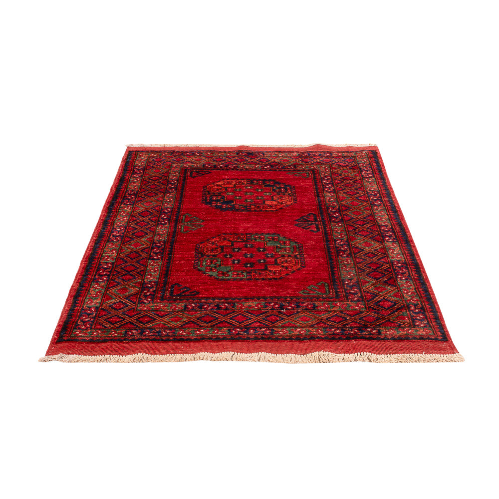 Tapis afghan - 149 x 104 cm - rouge