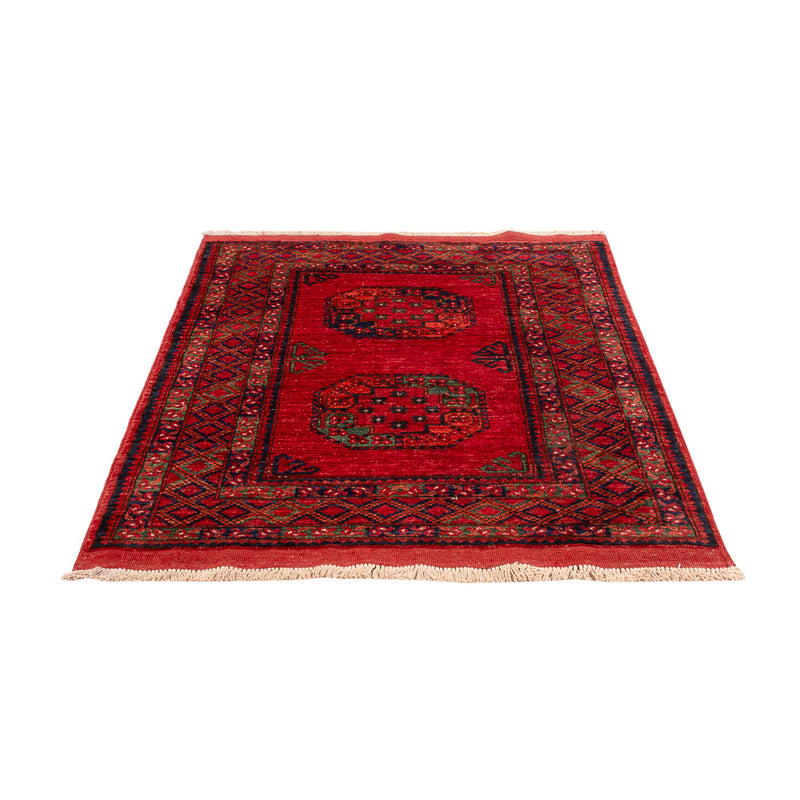 Tapis afghan - 149 x 104 cm - rouge