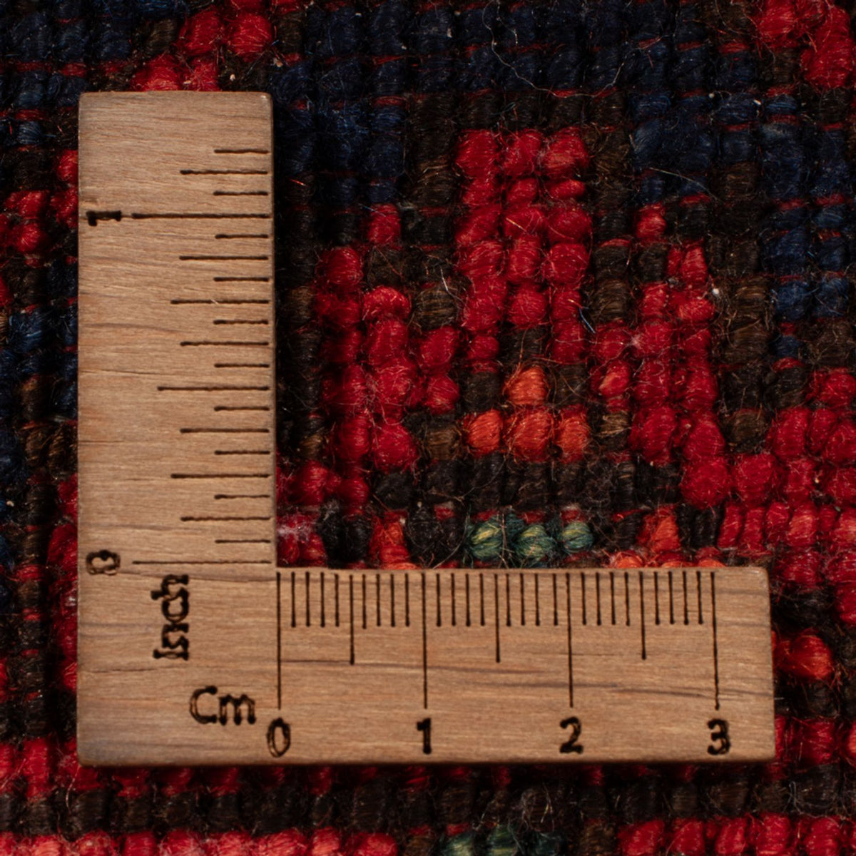 Tapis afghan - 150 x 104 cm - rouge