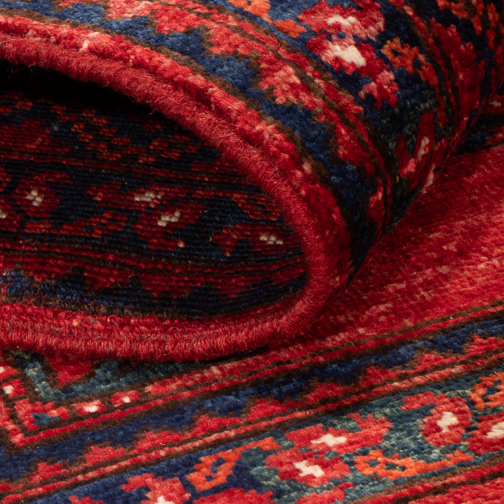 Tapis afghan - 154 x 102 cm - rouge
