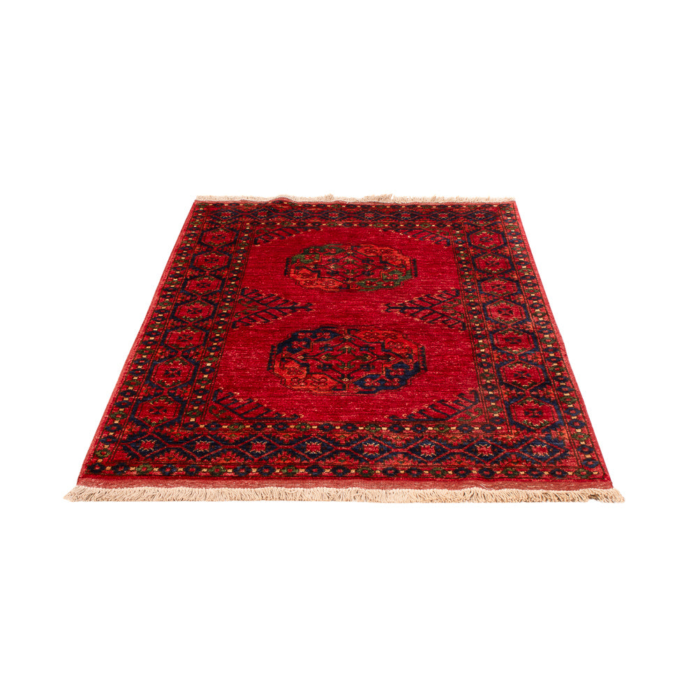 Tapis afghan - 150 x 100 cm - rouge
