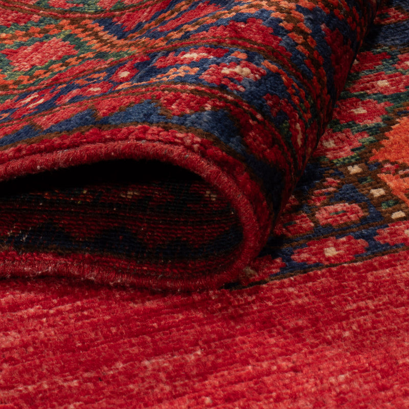 Tapis afghan - 155 x 100 cm - rouge