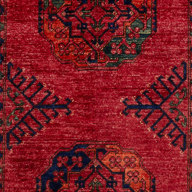 Tapis afghan - 151 x 103 cm - rouge