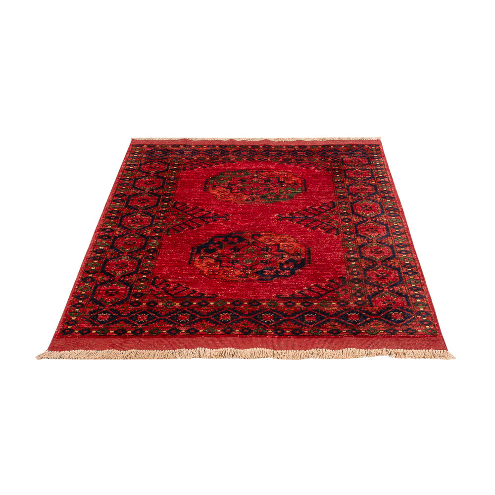 Tapis afghan - 151 x 103 cm - rouge