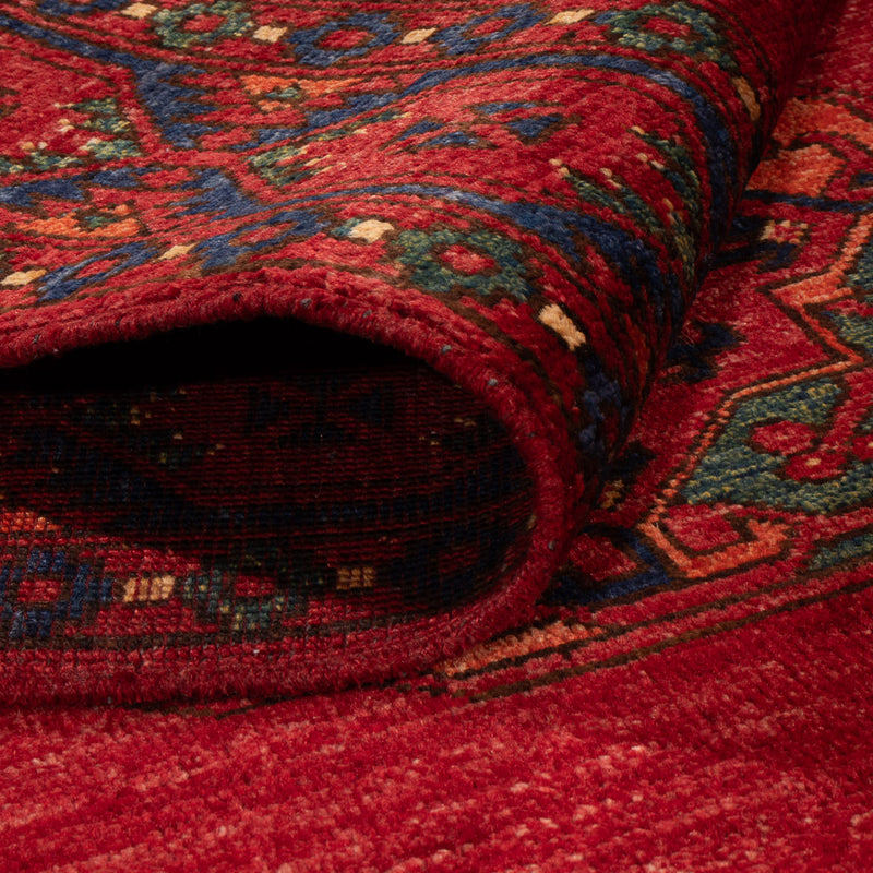 Tapis afghan - 151 x 102 cm - rouge