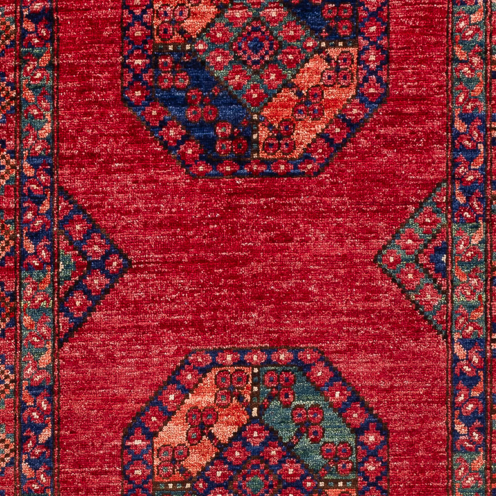 Tapis afghan - 163 x 100 cm - rouge