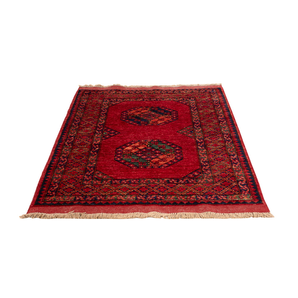 Tapis afghan - 163 x 100 cm - rouge