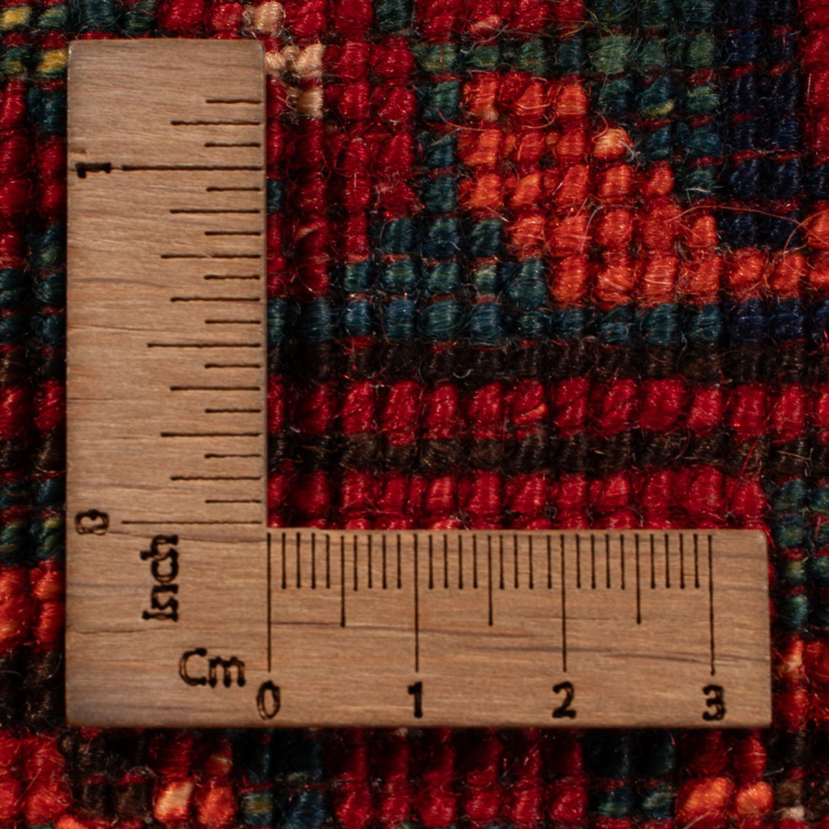 Tapis afghan - 163 x 100 cm - rouge