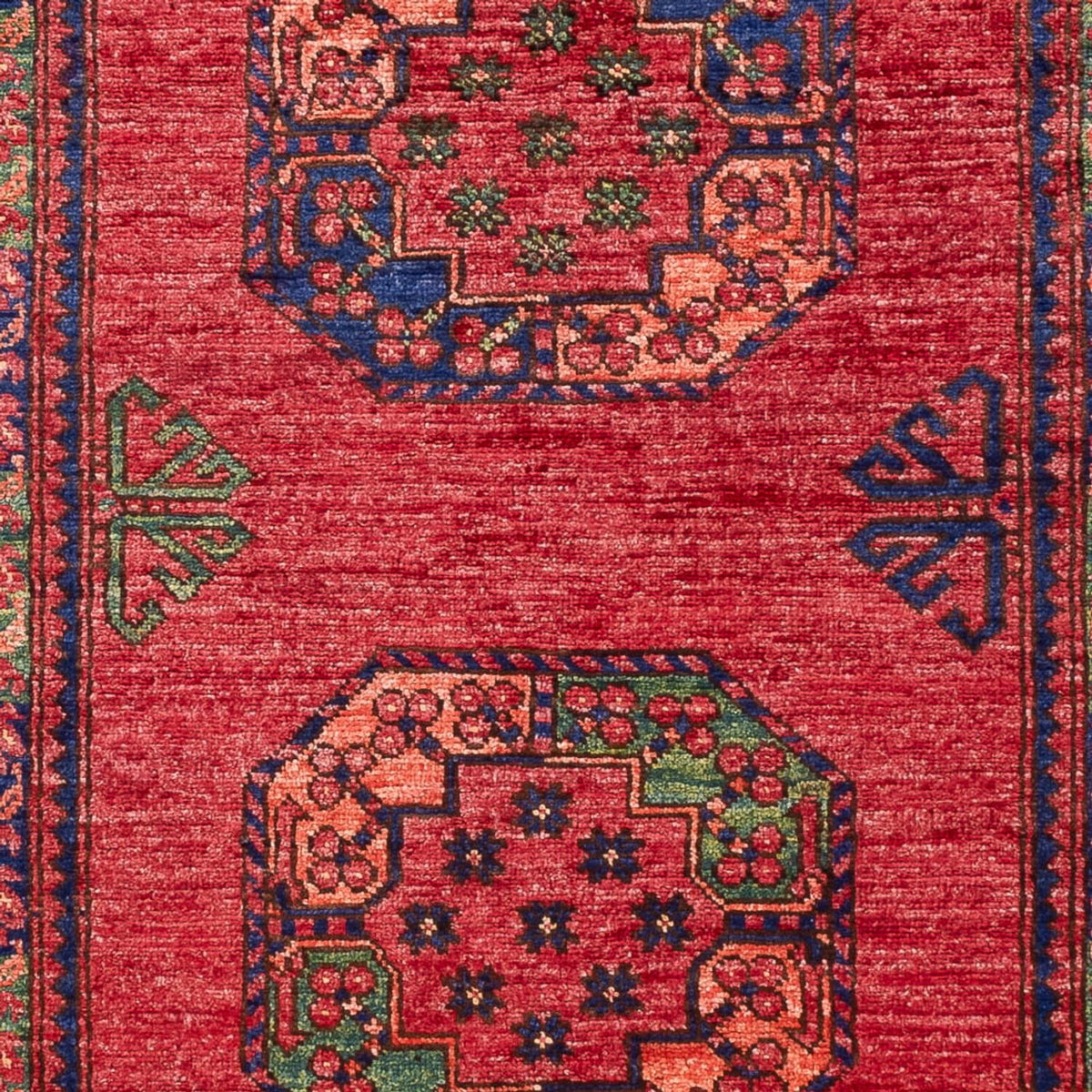 Tapis afghan - 148 x 103 cm - rouge