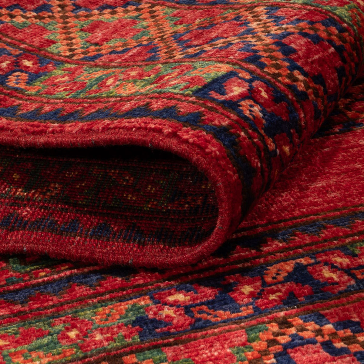 Tapis afghan - 148 x 103 cm - rouge