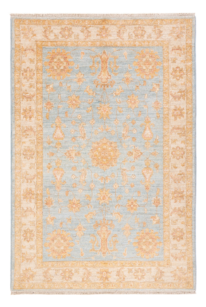 Tapis Ziegler - 152 x 100 cm - bleu clair