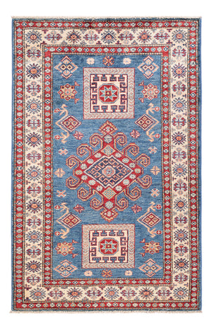 Tapis Ziegler - Kazak - 150 x 97 cm - bleu