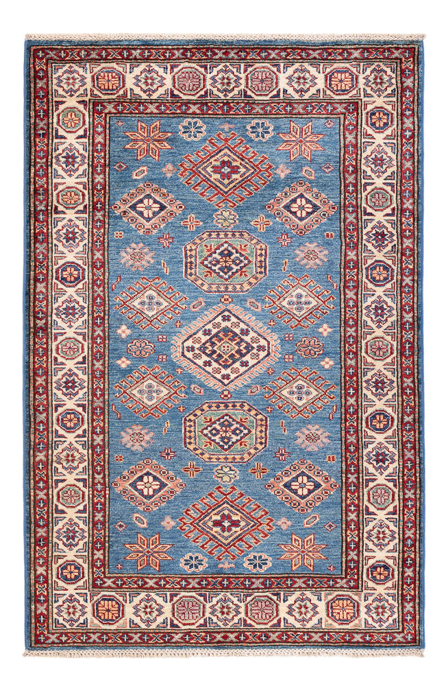 Tapis Ziegler - Kazak - 154 x 102 cm - bleu