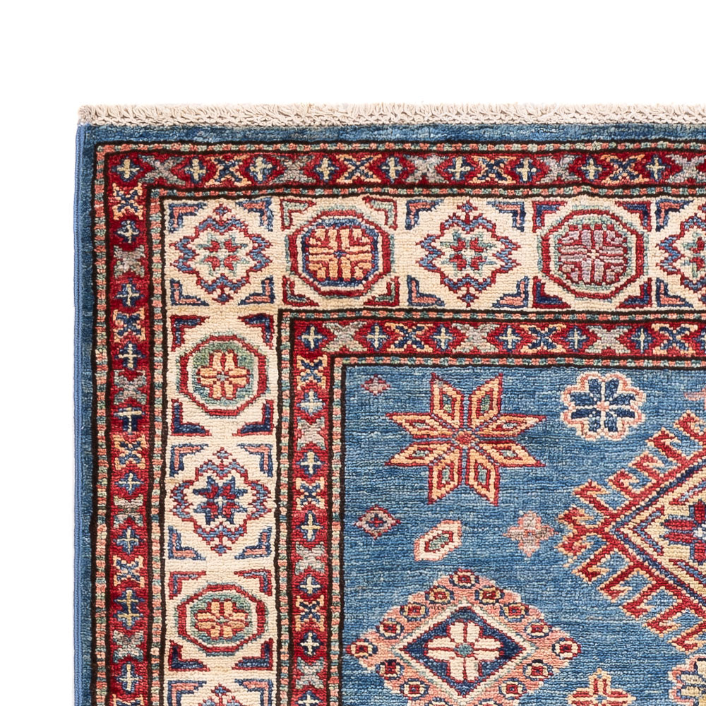 Tapis Ziegler - Kazak - 154 x 102 cm - bleu