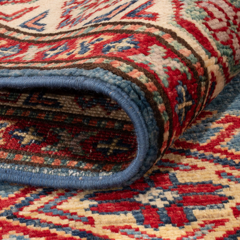 Tapis Ziegler - Kazak - 154 x 102 cm - bleu