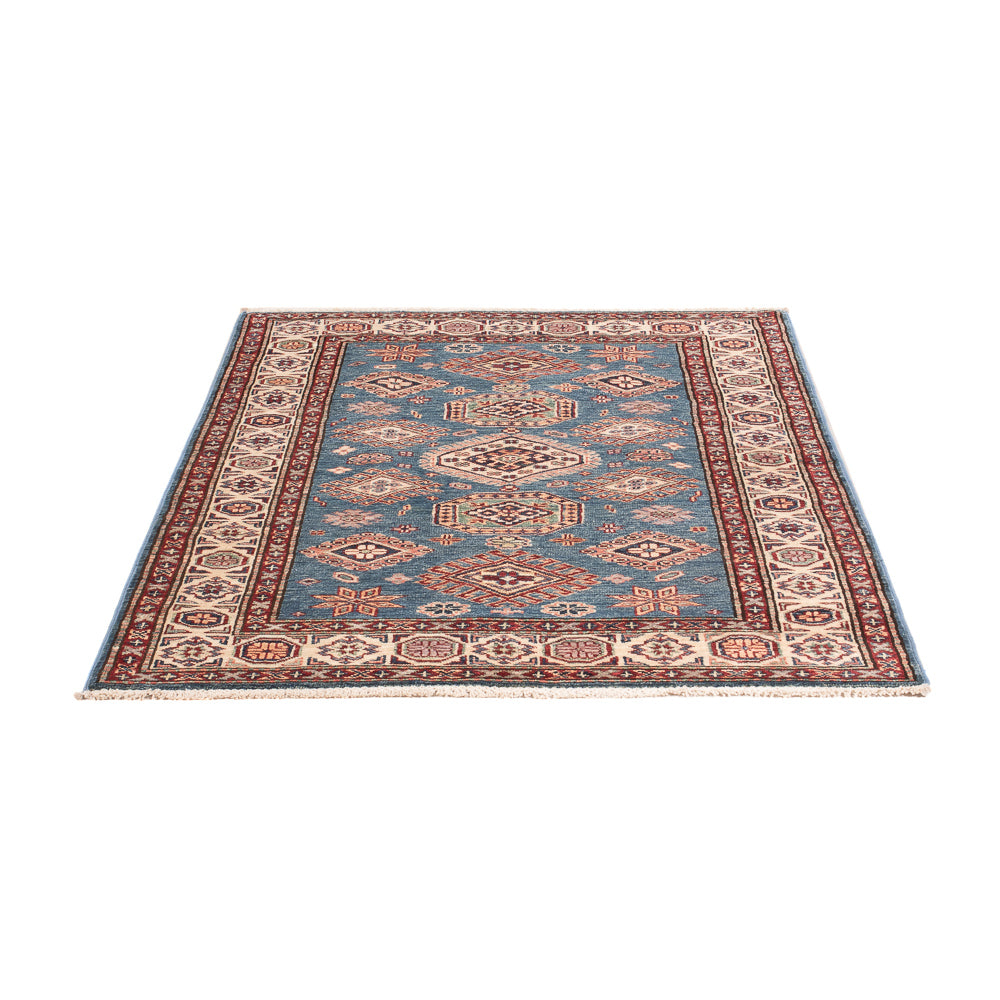 Tapis Ziegler - Kazak - 154 x 102 cm - bleu