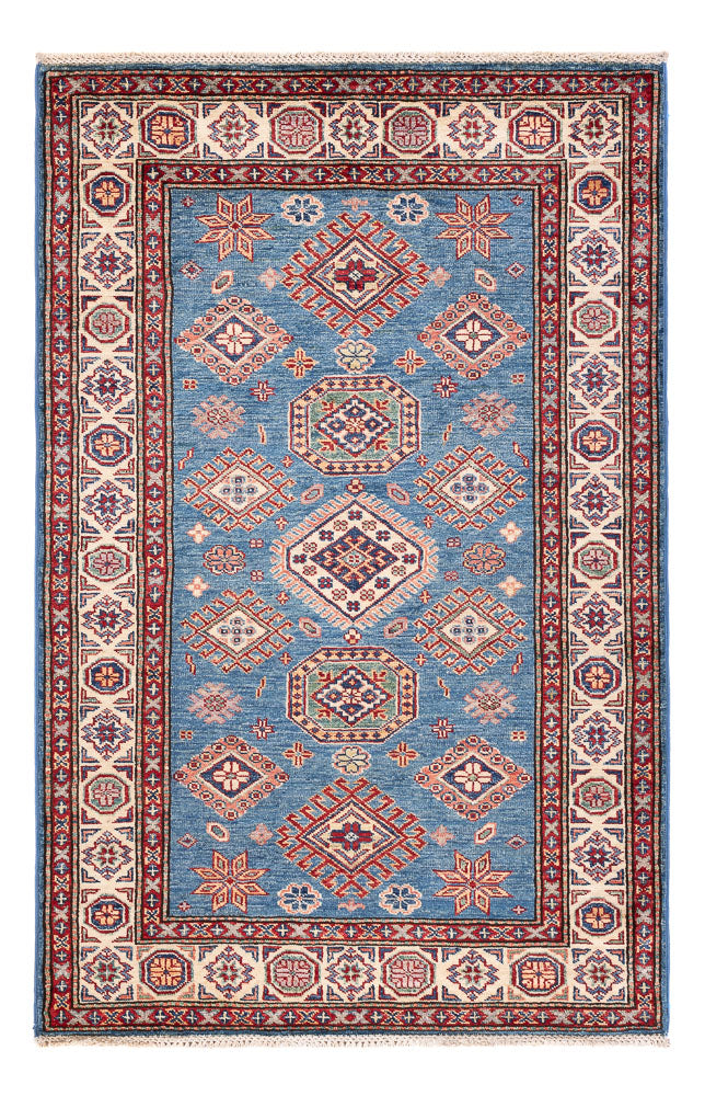 Tapis Ziegler - Kazak - 157 x 101 cm - bleu