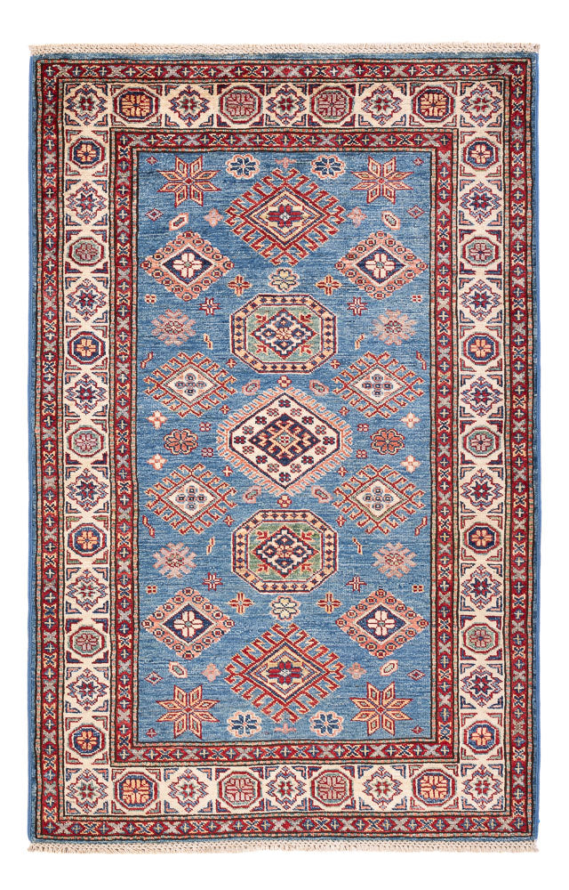 Tapis Ziegler - Kazak - 154 x 101 cm - bleu